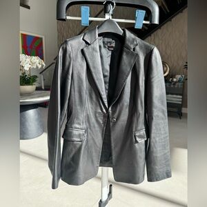 Black Leather Jacket for Women